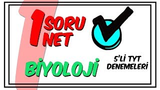 5Li Tyt Biyoloji 5.Deneme 20.Soru Çözümü 1 Soru 1 Net