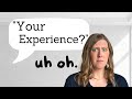 What to say if you DON'T have EXPERIENCE: bookkeeper interview