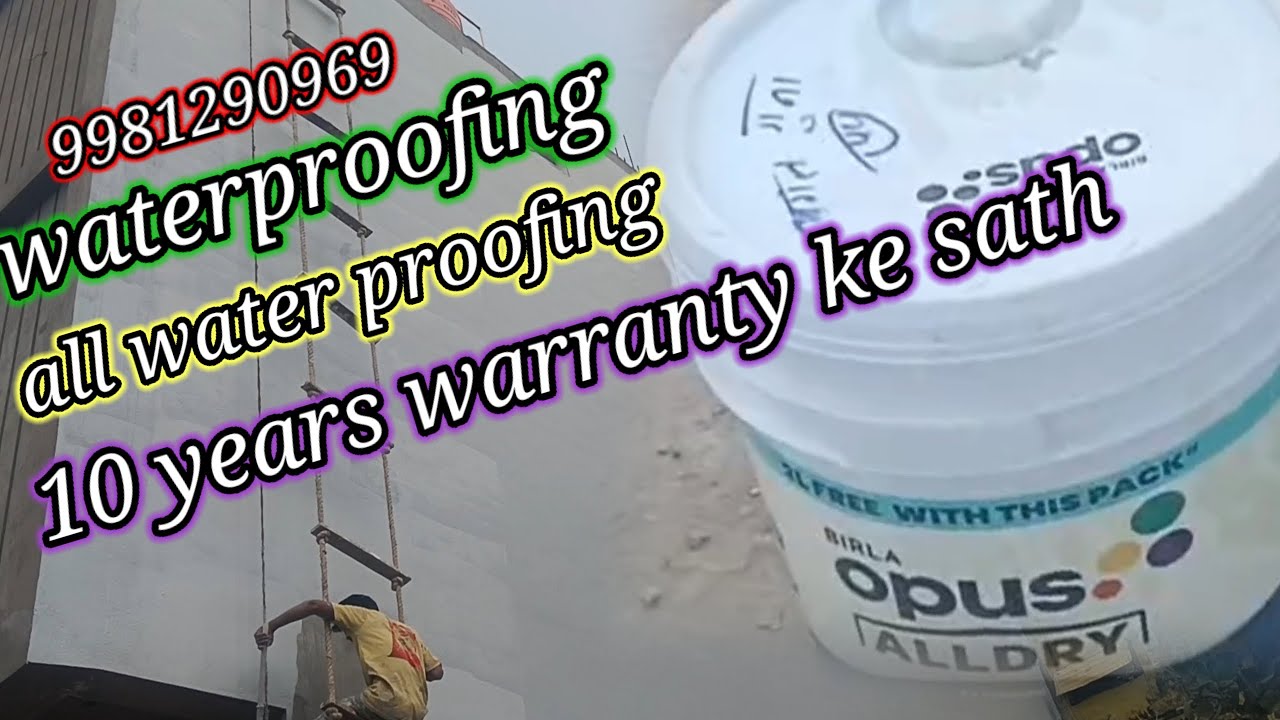 BIRLA OPUS ALLDRY all waterproofing contractors birla opus paints 10 years warranty.....