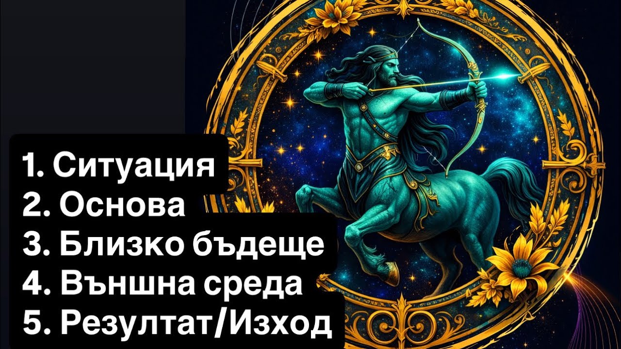 Стрелец♐️❤️Обща прогноза. Февруари - Март 2026 ❤️1. Ситуация 2. Основа 3. Близко 4. Външна среда 5. 