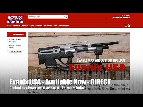 Evanix USA - Now you can buy Evanix Airguns DIRECT through www.airgunproshop.com!