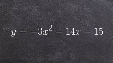 Solve by factoring when a is greater than one