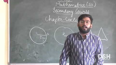 NIOS Secondary - Mathematics (Geometry) - Chapter 15 - Circles