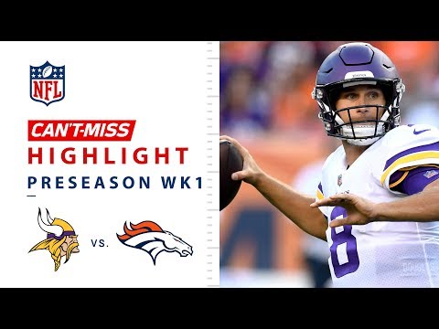 Kirk Cousins' First TD Drive as a Viking!