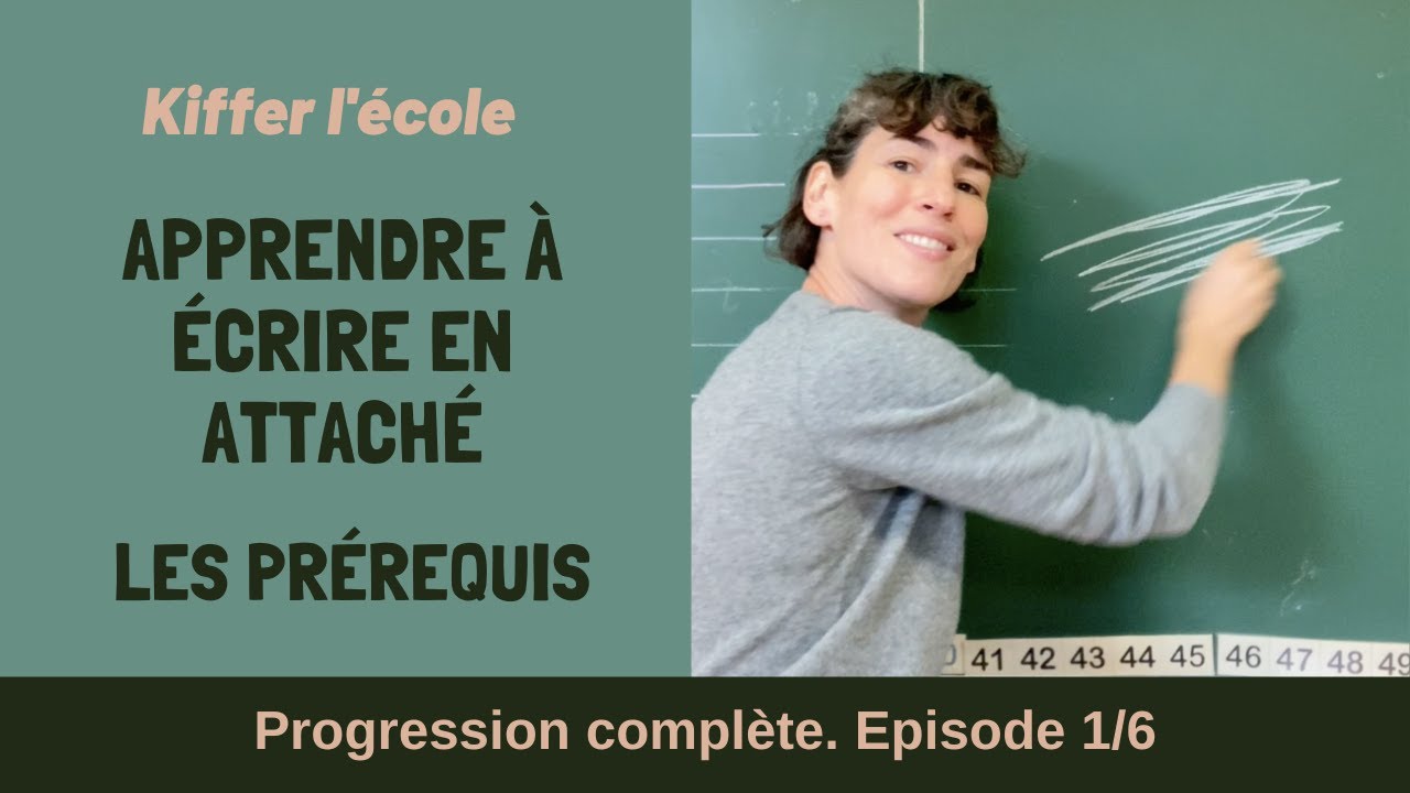 apprendre a ecrire attaché