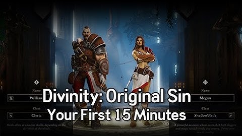 Divinity Original Sin - Your First 15 Minutes