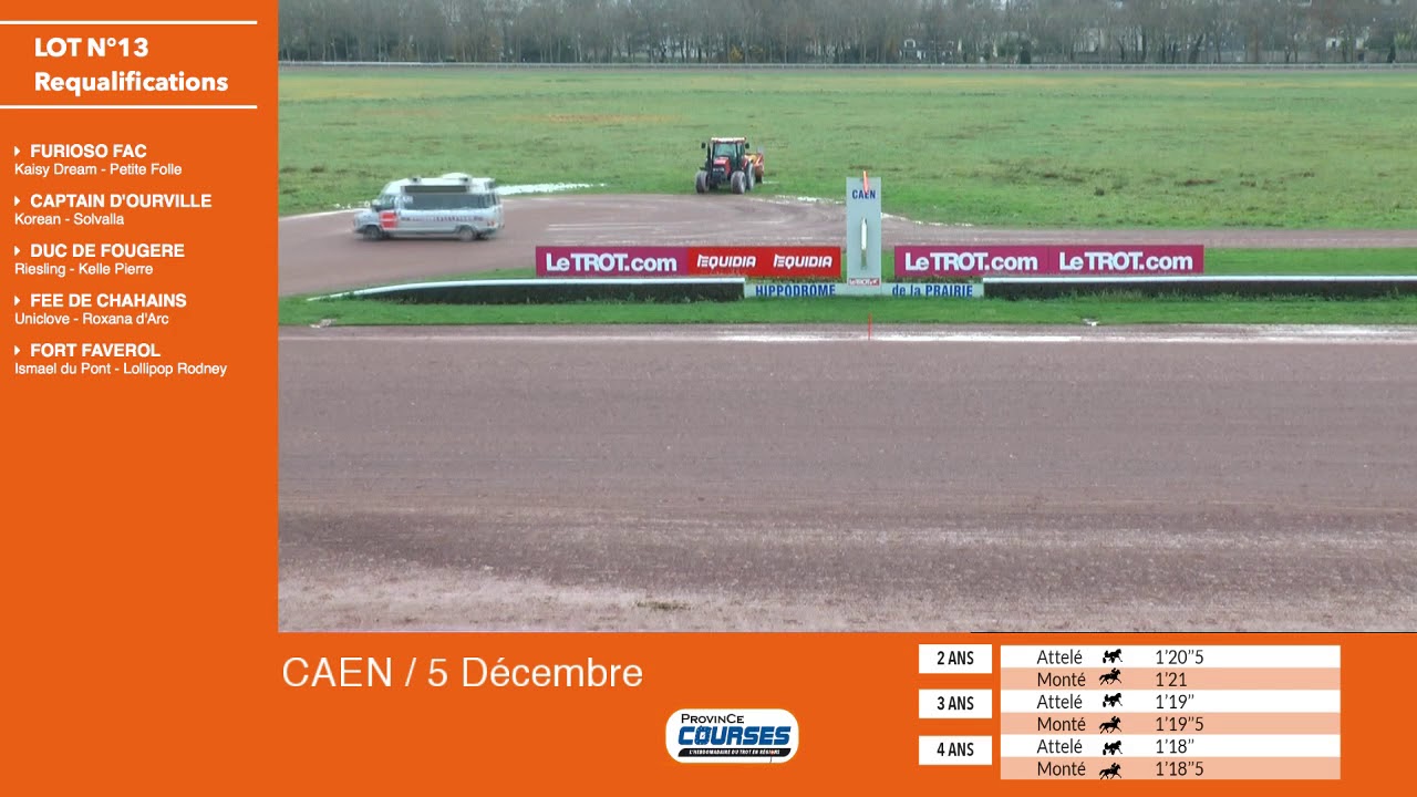 Qualifications Lot 13 - Caen 05 12 2018 qualifications tradução