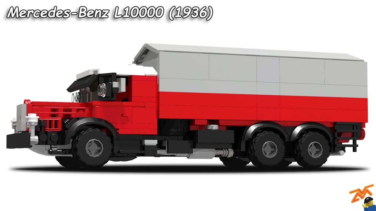 Mercedes-Benz L10000 из Lego (мини-инструкция) - YouTube