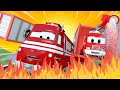 Troy si kereta 🚉  Franck si truk pemadam 3 - Troy si kereta 🚉 truk kartun untuk anak-anak