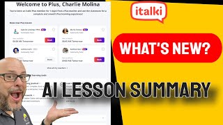 What is ITalki Plus  Exploring iTalki’s New AI Classroom: Lesson Recap & Review |