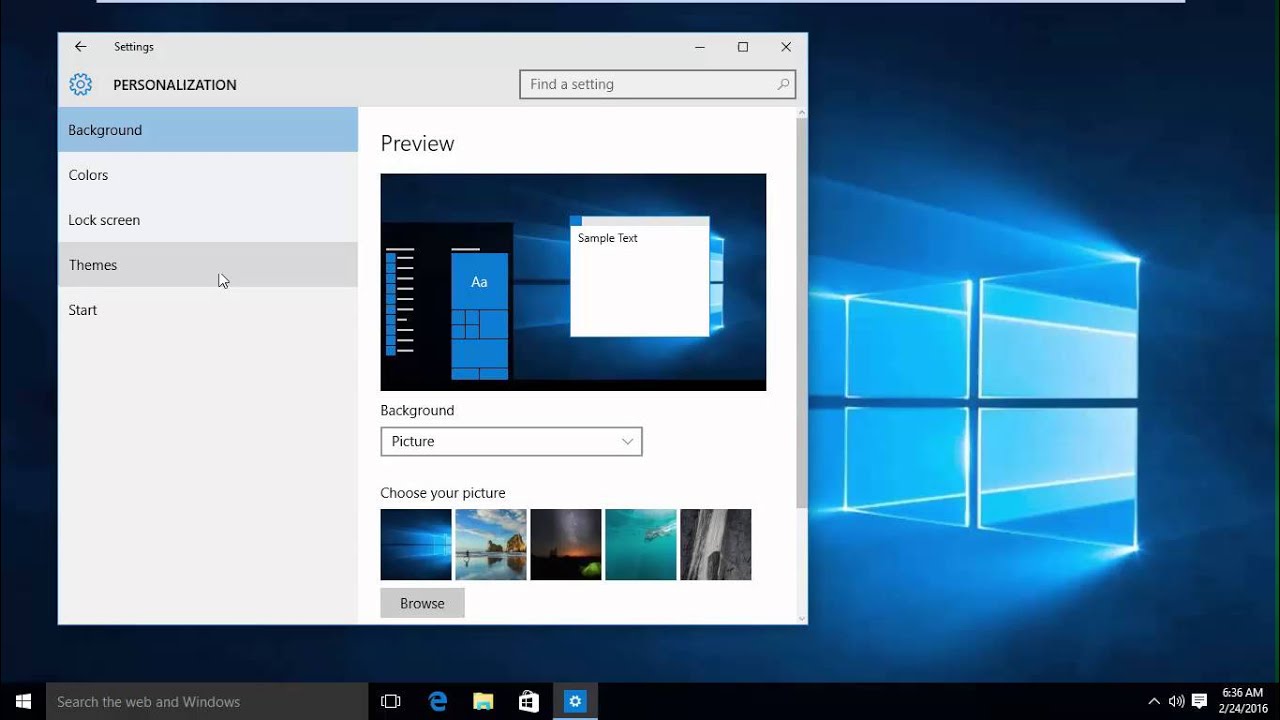 Windows 10 How To Addshow My Computer Icon On Desktop Youtube