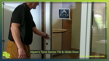 DEMO: Alpen Tyrol Tilt & Glide Door by AE Building Systems