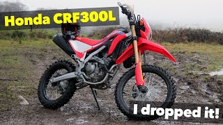 Honda CRF300L - I dropped it! by Mid-life Crisis Motorcyclist  315 views 2 months ago 42 seconds