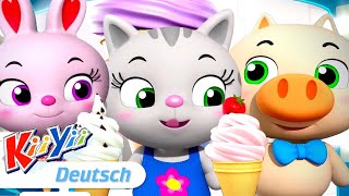 Das Eiscreme-Lied | KiiYii Deutsch | Cartoons und Kinderlieder