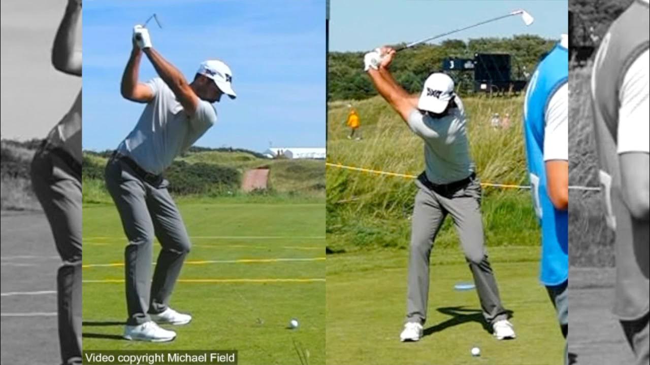 Slow Motion Golf Swing Down The Line Charl Schwarzel Slow Motion Golf Swing (DOWN THE LINE AND FACE ON
