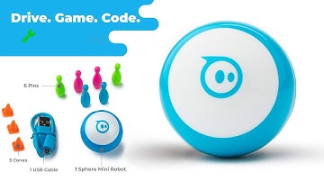 Sphero Mini (Blue) - Coding Robot Ball - Educational Coding and Gaming for Kids and Teens