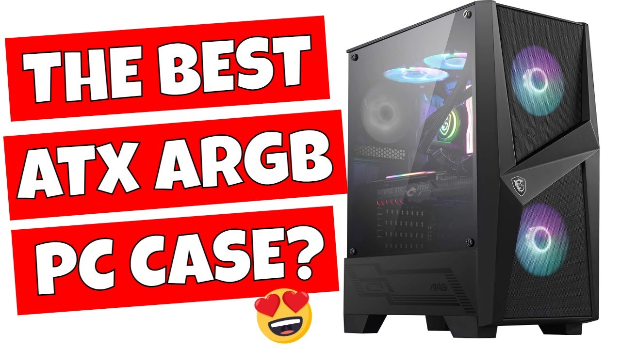  MSI MAG Forge 100R Mid Tower Gaming Computer Case