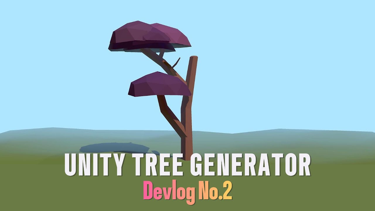 Procedural Tree Generator in Unity - Dynamic Low‑Poly Trees & Biomes - Devlog (Episode 2)