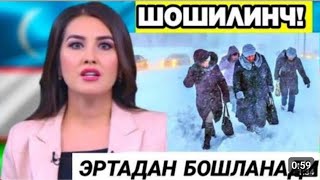 ШОШИЛИНЧ: 22-23-24-МАЙ КУЧЛИ ЙОМГИР ВА БУРОН -7 °- СОВУК ОГОХ БУЛИНГ КИШ КЕЛДИ