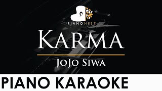 JoJo Siwa - Karma - Piano Karaoke Instrumental Cover with Lyrics