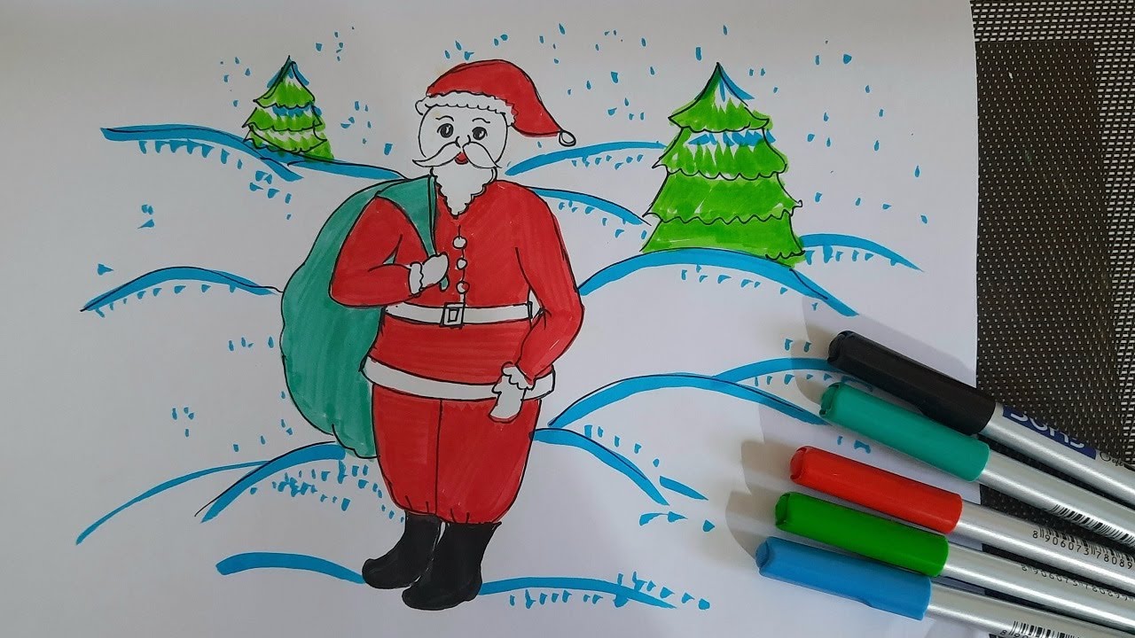 How to Draw Christmas Bells - HelloArtsy