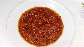 Resep Sambal Bajak Enak Pedas Awet Sampai Berbulan-bulan