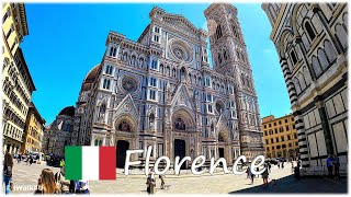 🇮🇹 Florence Italy Tuscany Walk 4K 🏙 4K Walking Tour ☀️  🇮🇹 (Sunny Day)
