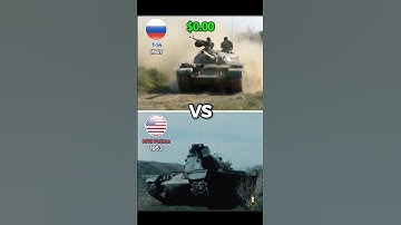 T-54 vs M48 Patton - Kosten per schot gevecht #militair ⚡️
