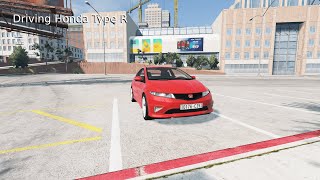 Driving Honda Civic Type R Fn2 (Beamng Drive)