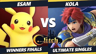 Glitch Konami Code Winners Finals - ESAM (Pikachu) Vs. Kola (Roy, Snake) Smash Ultimate Tournament