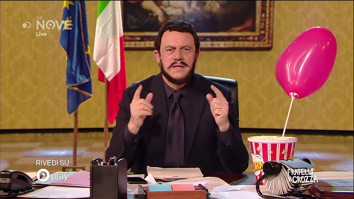 Crozza Salvini di nuovo innamorato