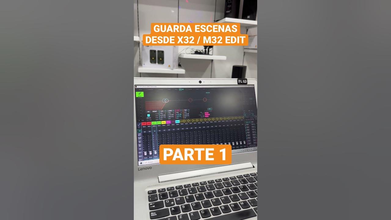 X32 edit m32 edit crea escenas almac nalas en usb c rgalas en