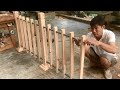 One Of The Ideas For Beginners // The Easiest Way To Make A Fence From Cheap Pallet Wood - DIY!