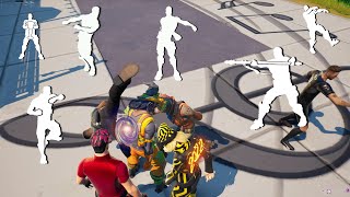 Fortnite But I Have Every Rare Emote..
