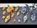 TOY ASMR│ULTIMATE & HYPER!金と銀の恐竜合体ロボで遊ぶカチャカチャ音│アルティメットDバスター&ハイパーDセイバー