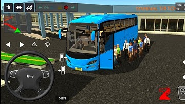 euro coach bus simulator 🥳🚌|| new coach bus simulator part- 13 Android gameplay