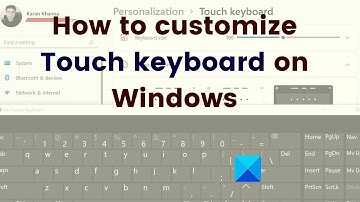 How to customize Touch keyboard on Windows