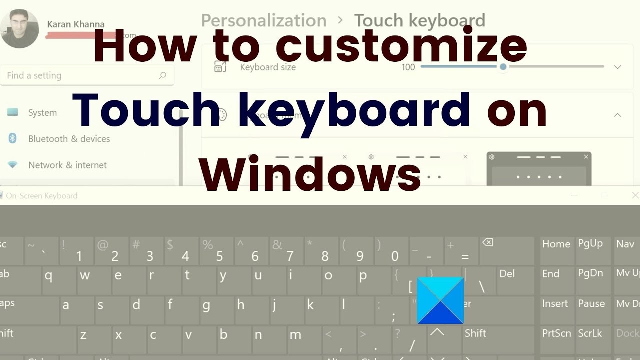 Interactive Keyboard Customization