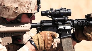 M4 Carbine Shooting | US Marines Live-fire | V22 Field Exercise FEX at Camp Lejeune | MFA