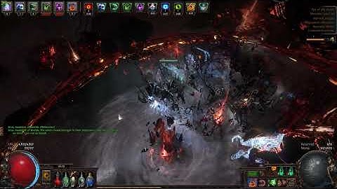 3.11 Path of Exile Harvest Sirus A8 Deathless Carrion Golem Elementalist 2 minutes