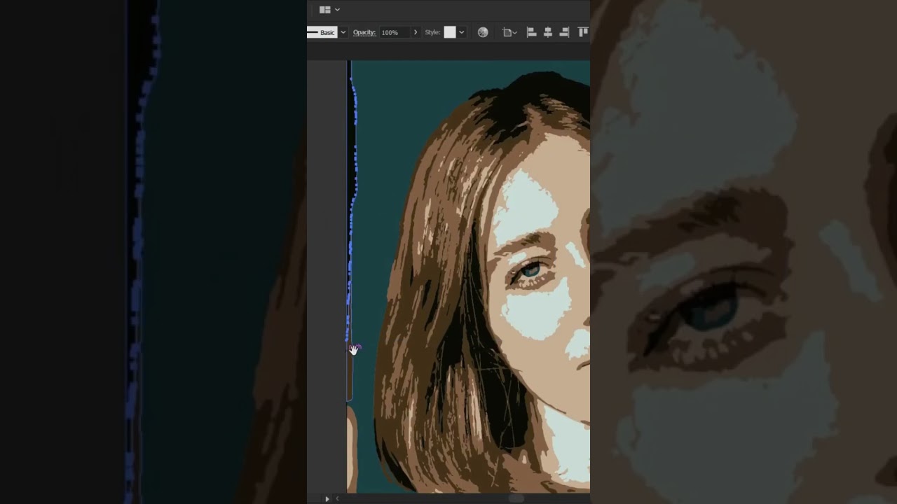 Vector Portrait Tutorial In Illustrator Adobe Illustrator 2020 Vector Graphics HD