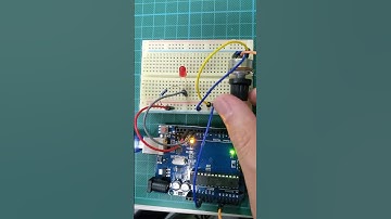 Changing Brightness of Led (Potentiometer) - Arduino Projects #arduino #diy #electronics #shorts