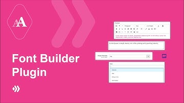Font Builder Plugin | Magezon Page Builder