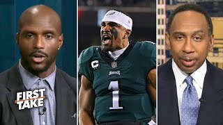 First Take Nfl Should Fear Eagles As Hurts Playoff Mode - Stephen A. On Philly Back-To-Back Win
