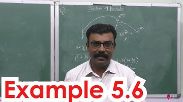 6.Physics | Motion of system of particles & rigid bodies | Example 5.6