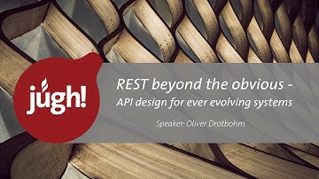 REST beyond the obvious - API design for ever evolving systems