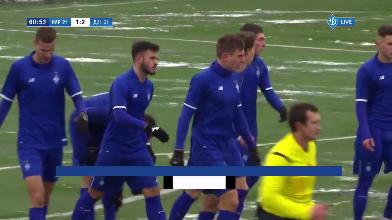 ГОЛ! U-21. КАРПАТИ Львів - ДИНАМО Київ 1:2. Назарій РУСИН! football score