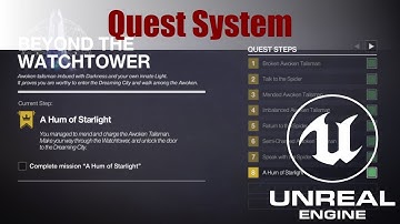 Quest System in UE4/UE5