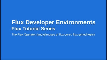 Flux Tutorial Series - "Developer Environments: flux-operator" (Dinosaur Tutorials)