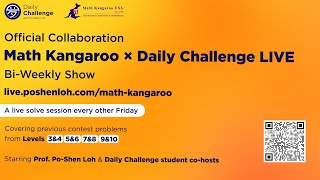 Math Kangaroo × Daily Challenge LIVE Bi-Weekly Show – 2021 Level 5&amp;6